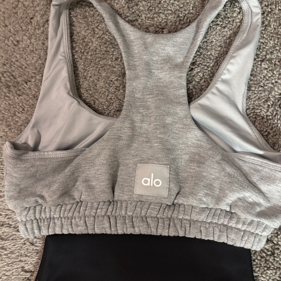 Alo yoga racer back bra top and high waisted leggings set XS - Picture 2 of 4